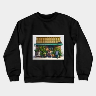 shiba inu cafe Crewneck Sweatshirt